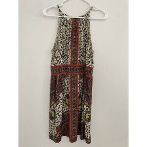 London Times Size 12 Large Dress animal print